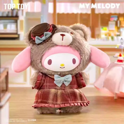 [預訂] TOP TOY - Sanrio characters 英倫下午茶搪膠毛絨系列盲盒 (原盒6件)  截單日期: 2-OCT-2025