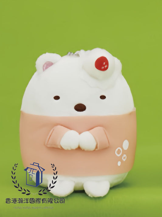 Sumikko Gurashi 角落生物 奶油梳打 白熊 豆沙 掛飾公仔