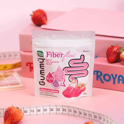 Handy Herb Fiber flow 纖維酵素軟糖 草莓乳酪味 [平行進口] 最佳食用期限：22-03-2027