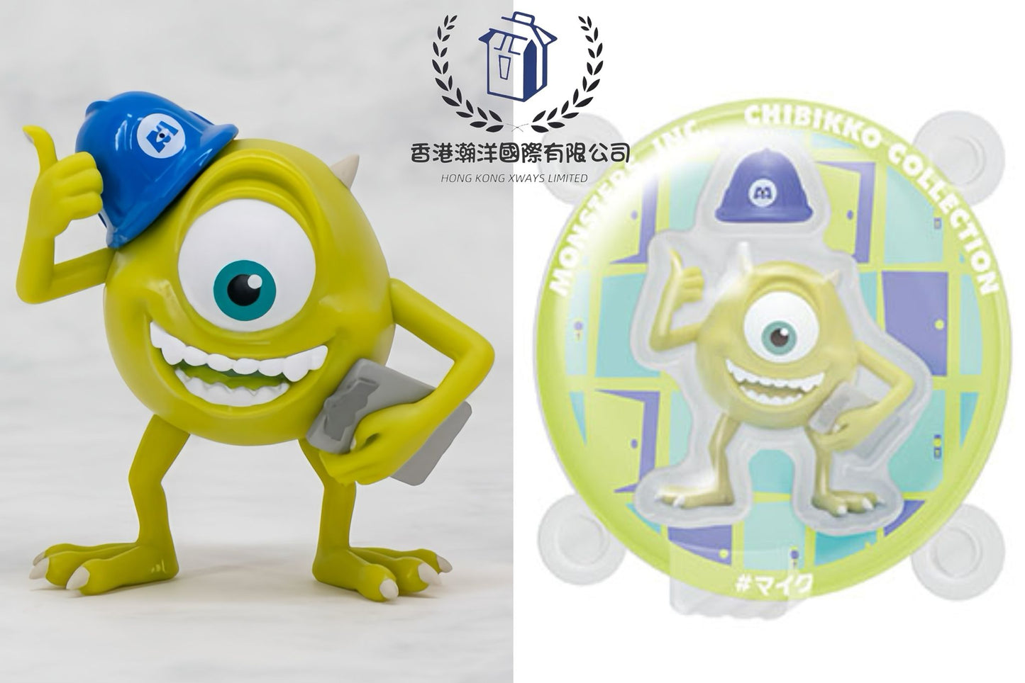 日本直送 絕版 DISNEY Monsters, Inc. Monsters University - Chibikko Collection w/ Blister Ball Vol. 1 怪獸公司- 毛毛/大眼仔/boo 模型