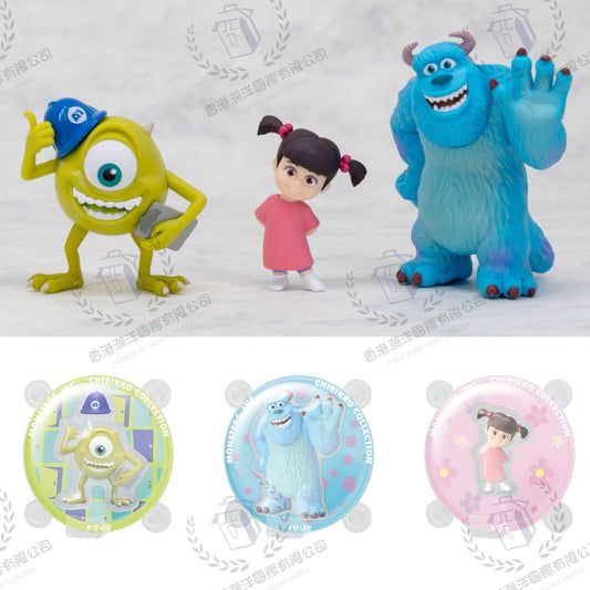 日本直送 絕版 DISNEY Monsters, Inc. Monsters University - Chibikko Collection w/ Blister Ball Vol. 1 怪獸公司- 毛毛/大眼仔/boo 模型