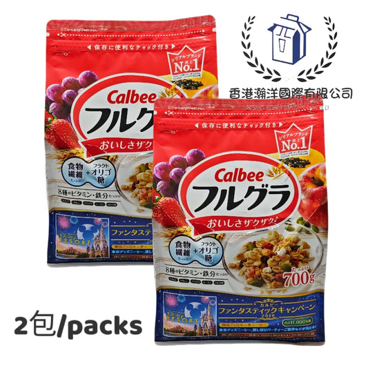 Calbee 水果榖物營養麥片 700g X 2包 【平行進口】賞味期限 :2026年9月