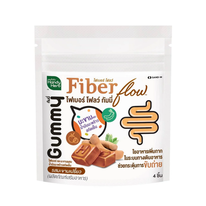 Handy Herb Fiber flow 纖維酵素軟糖 羅望子味 [平行進口]最佳食用期限：2027年2月25日