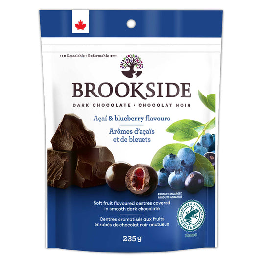 現貨 Brookside 巴西莓&藍莓黑朱古力 235G [平行進口] BEST BUY 08-2026