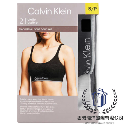 Calvin Klein無鋼圈無痕舒適內衣 2件裝[平行進口]