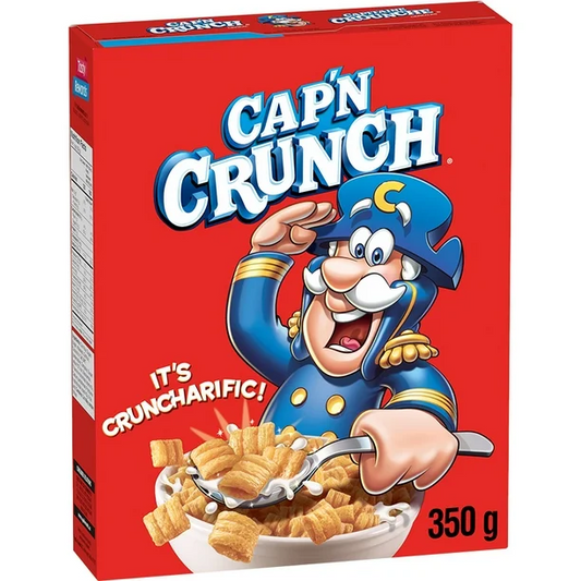預訂 加拿大直送 Cap'n Crunch Original Cereal 原味麥片 350G【平行進口】
