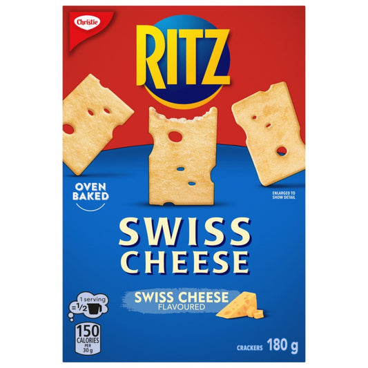 預購 加拿大直送 Christie Ritz 瑞士起司口味餅乾 180G[平行進口]