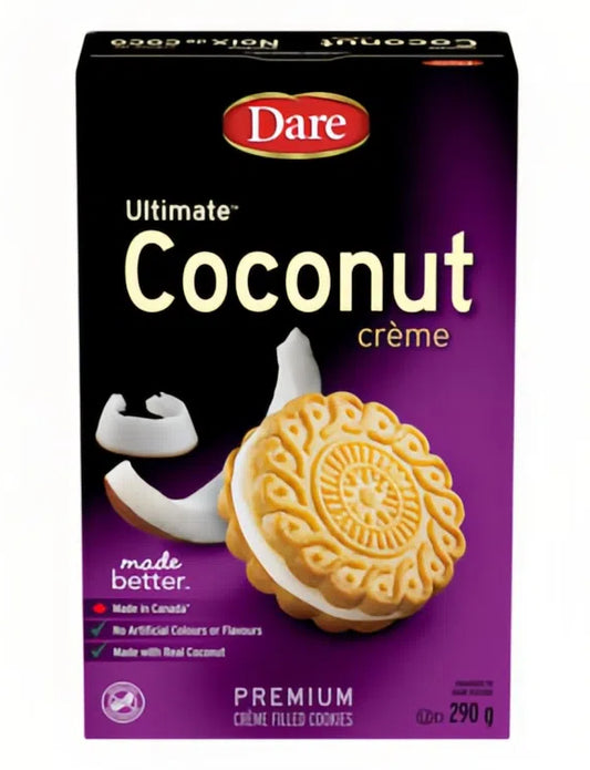 預購 加拿大直送 Dare Ultimate 椰子奶油餅乾290G[平行進口]