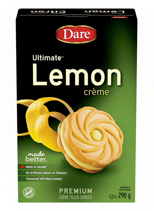 預售 加拿大直送 Dare Ultimate 檸檬奶油餅乾290G[平行進口]