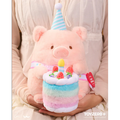 全新 正版  期間限定 會播音樂的 罐頭豬  生日lulu 豬 Birthday LuLu 生日禮物