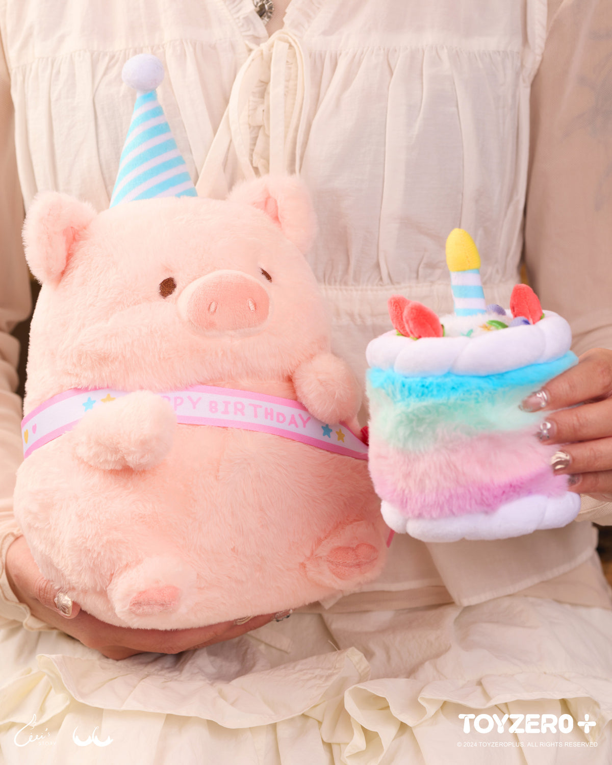 全新 正版  期間限定 會播音樂的 罐頭豬  生日lulu 豬 Birthday LuLu 生日禮物