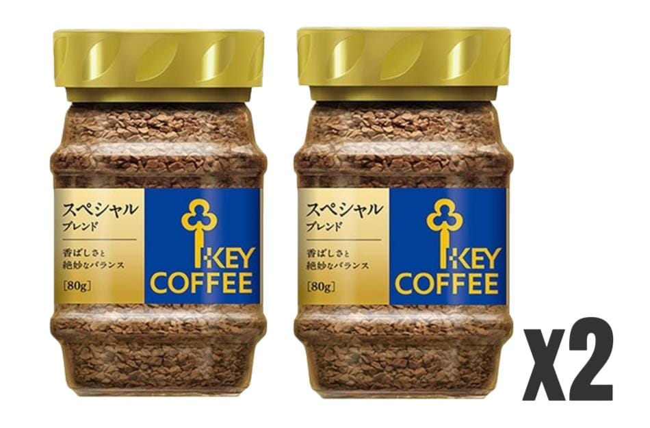 日本 Key Coffee 特選即溶咖啡(Special Blend Instant Coffee) 80gX2 【平行進口】