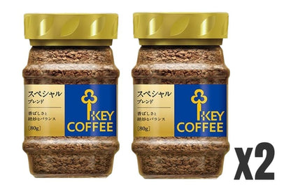 日本 Key Coffee 特選即溶咖啡(Special Blend Instant Coffee) 80gX2 【平行進口】