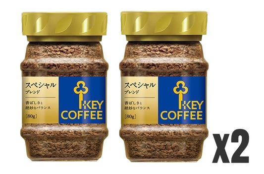 日本 Key Coffee 特選即溶咖啡(Special Blend Instant Coffee) 80gX2 【平行進口】