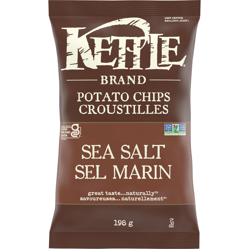 預售 加拿大直送 Kettle Chips 天然手製薯片 198G 多款 【平行進口】BEST BEFORE 10-11/2025