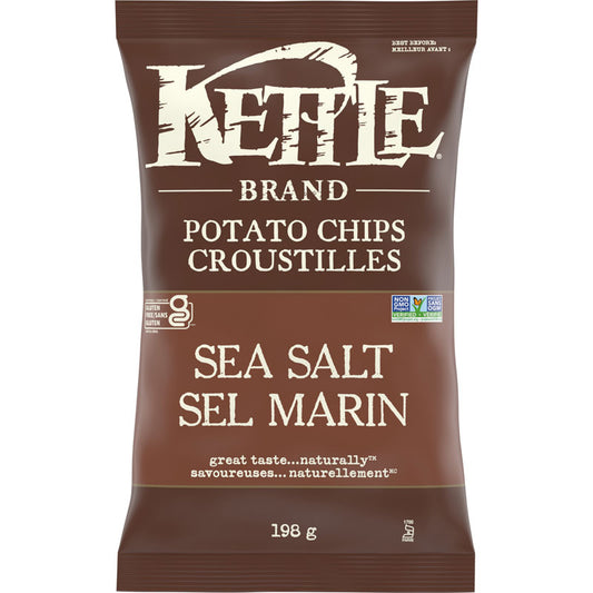 預售 加拿大直送 Kettle Chips 天然手製薯片 198G 多款 【平行進口】BEST BEFORE 10-11/2025