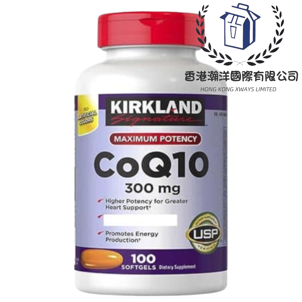 Kirkland 強效護心輔酶Q10 300毫克 100粒 [平行進口] EXP 06-2025