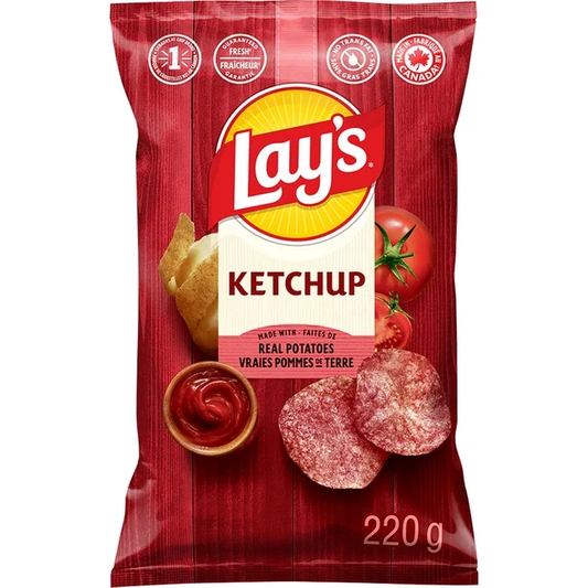 現貨 加拿大直送 LAYS 樂事番茄醬口味洋芋片 220G [平行進口]