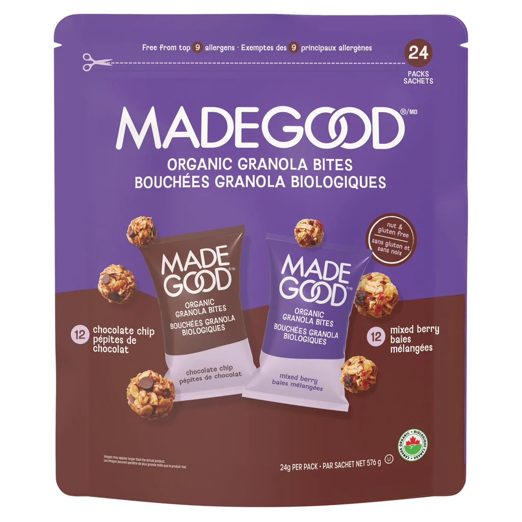 MadeGood 有機迷你燕麥脆脆 576克 24包裝【平行進口】有效期: 2027年4月13日