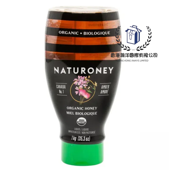 預購 加拿大Naturoney Organic 天然野花有機琥珀蜂蜜1000g[平行進口]