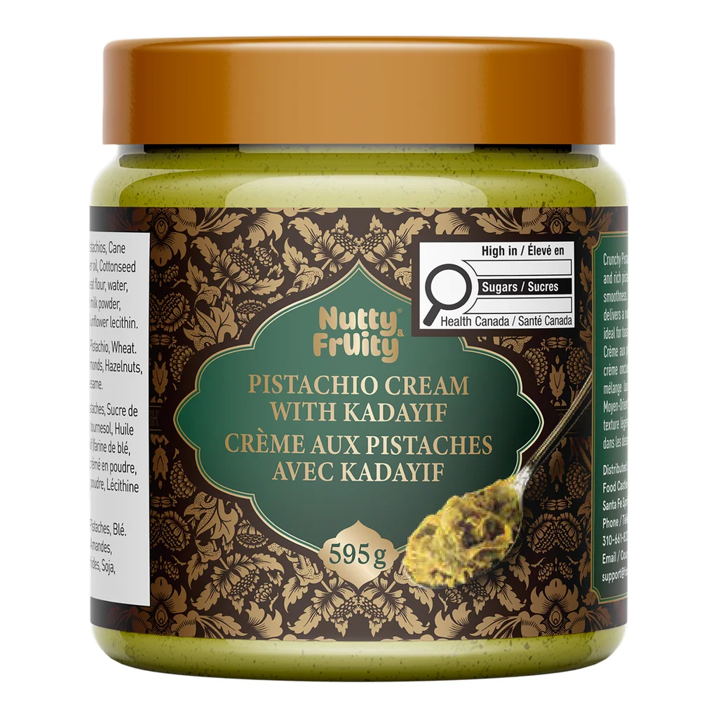 Nutty & Fruity 杜拜風 脆絲開心果奶油醬 595g 玻璃瓶 【平行進口】EXP: 2027年6月23日
