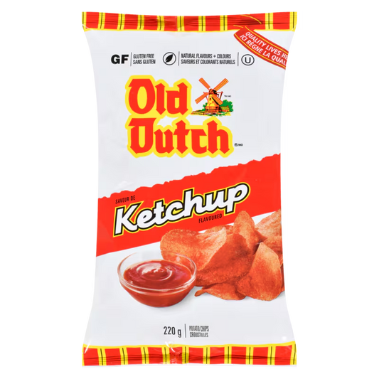 現貨 加拿大直送 Old Dutch Ketchup Flavored Potato Chips 番茄味薯片 220g