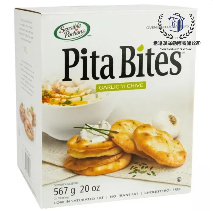 預購 加拿大 Pita Bites蒜香烘培薄脆餅乾567g[平行進口]