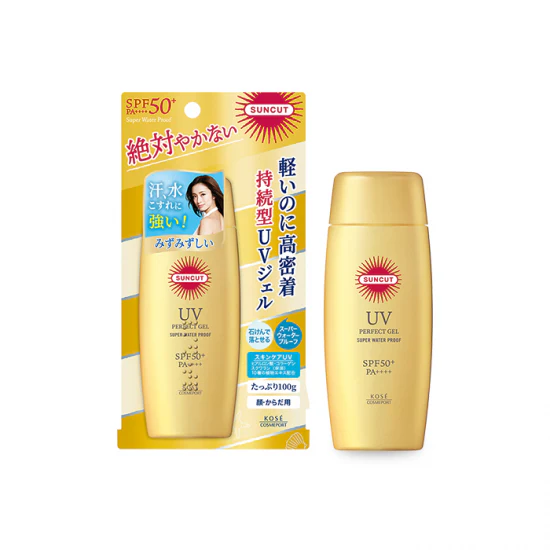 KOSE 高絲 SUNCUT 高效防曬水感凝露（極效防水型 100g 金色瓶裝）