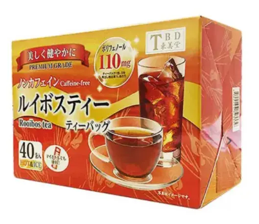 東美堂（TBD）健康降糖解壓南非博士茶 40包装【平行進口】賞味期限 2028年11月3日