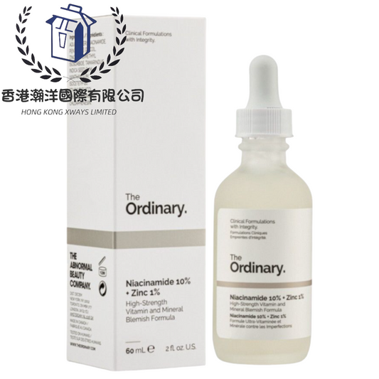 The Ordinary 煙酰胺去印收毛孔精華10%+鋅1% 60ml(平行進口)