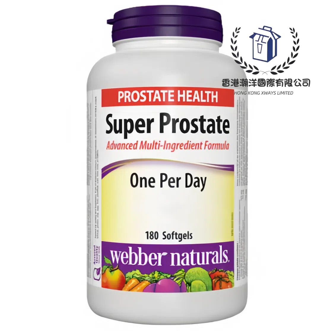 預購 加拿大 Webber Naturals –Super Prostate男士超強前列配方180粒[平行進口]