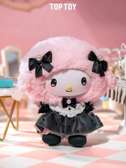 [預訂] TOP TOY - SANRIO Kuromi MELODY 三麗鷗家族姐妹穿搭系列毛絨掛飾盲盒 (原盒6件) - 截單日期: 2-OCT-2025