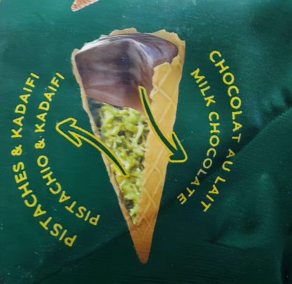 現貨 加拿大 Just the Fun Part 杜拜朱古力開心果迷你雪糕筒 454g