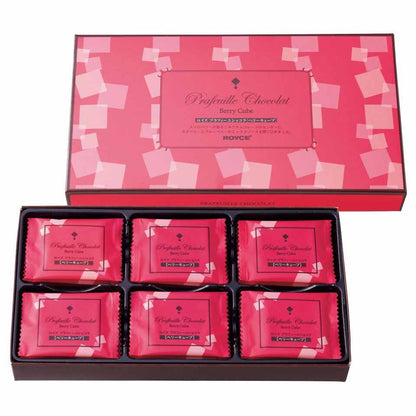預訂 日本直送 ROYCE' Prafeuille Chocolat 莓果方塊 30片入 送禮首選  平行進口