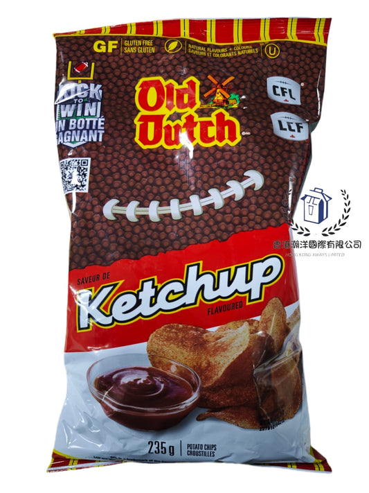 現貨 加拿大直送 Old Dutch Ketchup Flavored Potato Chips 番茄味薯片 235g
