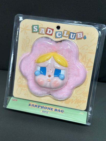 現貨 CRYBABY 悲傷俱樂部系列-矽膠毛絨耳機包