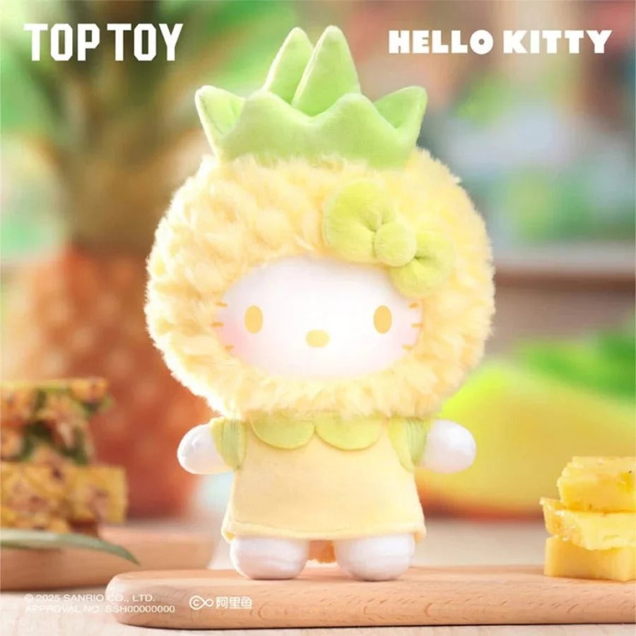 [預訂] TOP TOY - Hello Kitty 果香樂園系列毛絨掛飾盲盒 (原盒6款) 截單日期: 2-OCT-2025