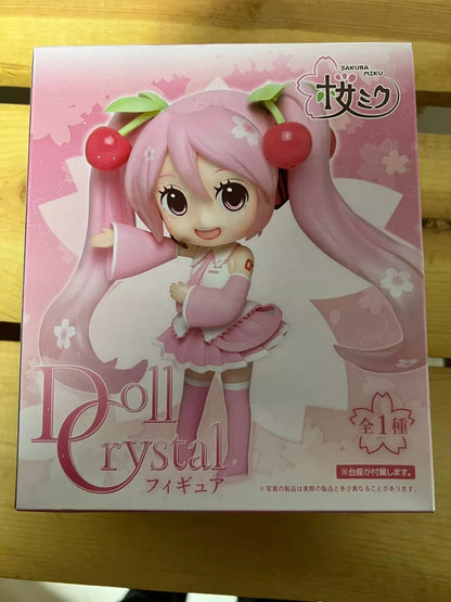 Taito Hatsune Miku Doll Crystal Sakura ver Figure Q版 櫻花初音