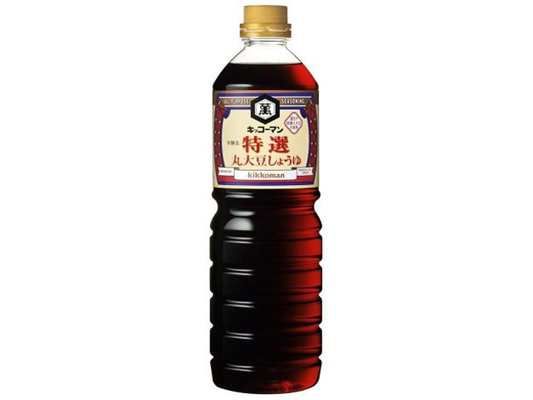 Kikkoman / 萬字牌 特選丸大豆醬油 1L 瓶裝【平行進口】賞味期限 2026年10月