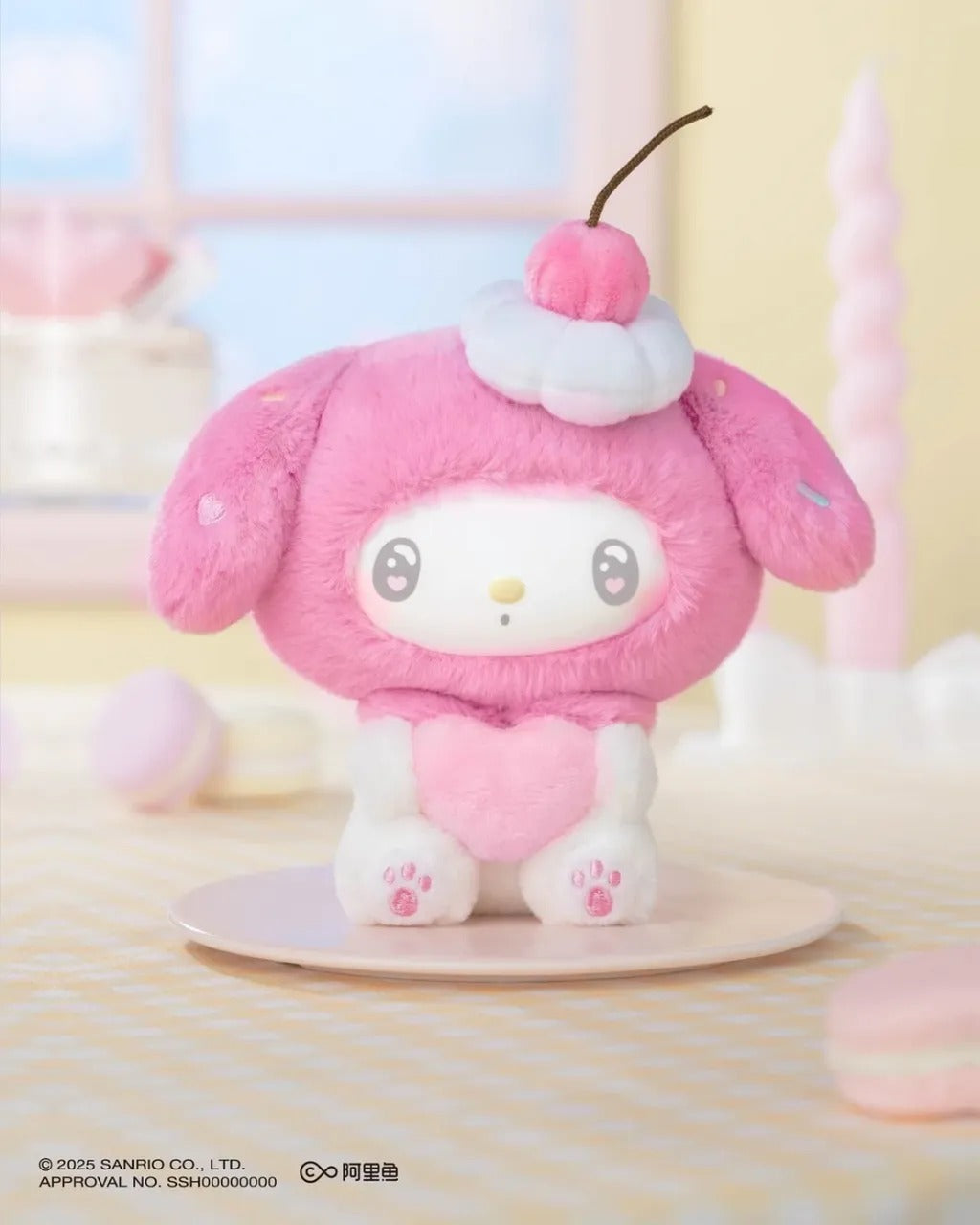 [預訂] TOP TOY - MELODY 美樂蒂 50周年奶糖系列毛絨掛飾 盲盒 ( 原盒6個 ) 截單日期: 2-OCT-2025