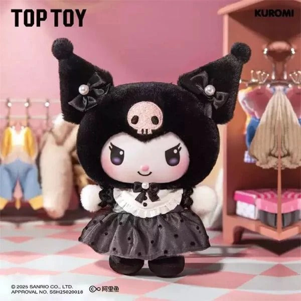 [預訂] TOP TOY - SANRIO Kuromi MELODY 三麗鷗家族姐妹穿搭系列毛絨掛飾盲盒 (原盒6件) - 截單日期: 2-OCT-2025