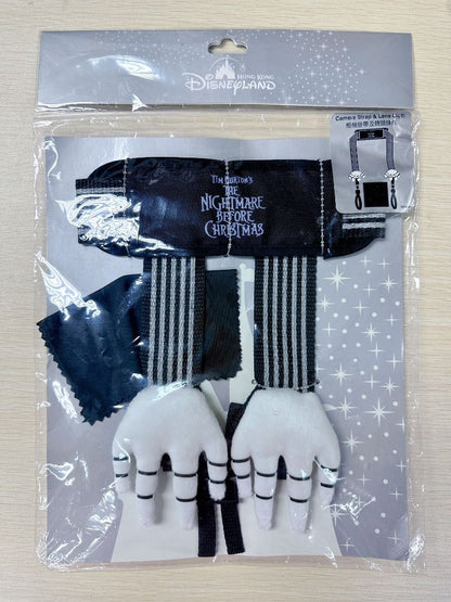 絕版 全新 DISNEY 怪誕城之夜 The Nightmare Before Christmas 相樹掛帶及鏡頭抹布