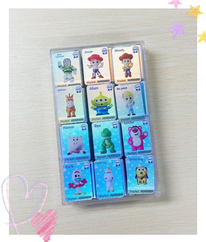 Disney Toy story 迪士尼 反斗奇兵 迷你米粒模型 微你模型 萌粒公仔 🔥全套12款🔥 (限時送收納盒)