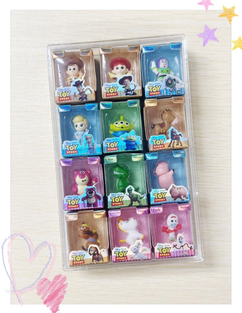 Disney Toy story 迪士尼 反斗奇兵 迷你米粒模型 微你模型 萌粒公仔 🔥全套12款🔥 (限時送收納盒)