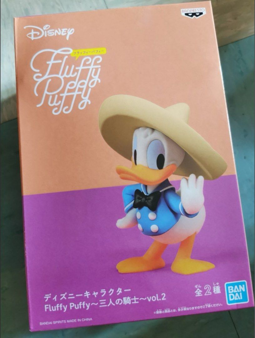 唐老鴨 迪士尼 DISNEY Donald Duck Fluffy puffy模 型Figure 西班牙三紳士~vol.2 (A:唐老鴨)