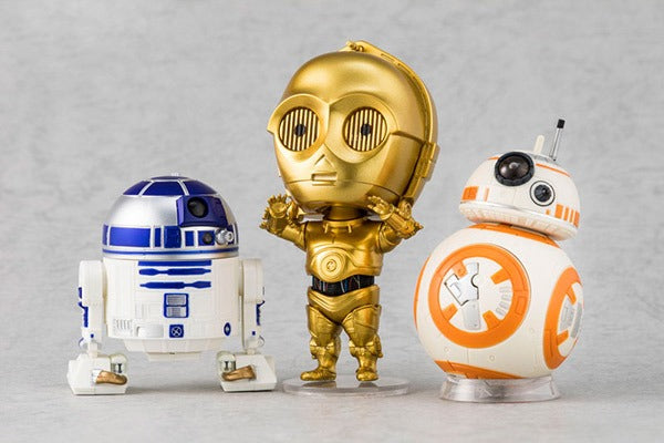 絕版 2018年 BANDAI GASHAPON Q-DROID 可動機器人扭蛋 一套全三種