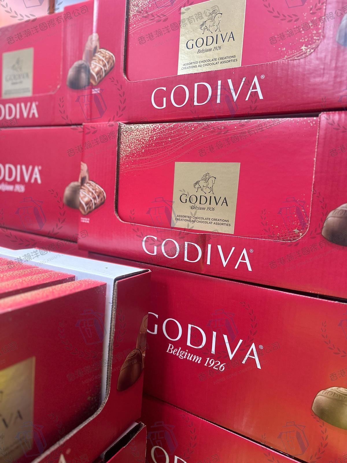 現貨 加拿大 GODIVA歌帝梵夾心牛奶黑巧克力禮盒裝272g [平行進口]