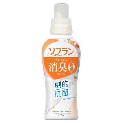 LION 獅王 SOFLAN PREMIUM 衣物消臭香薰柔順劑 510ml (皂香)【平行進口】