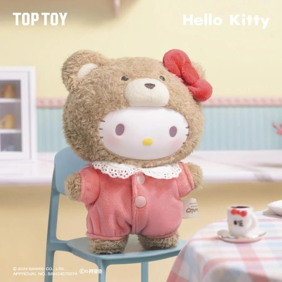 [預訂] TOP TOY Sanrio characters 拿鐵寶寶搪膠毛絨盲盒 (原盒6件)  截單日期: 2-OCT-2025