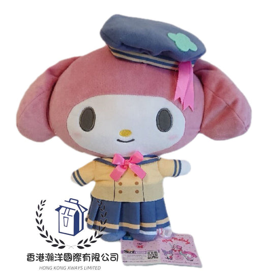 SANRIO My Melody 美樂蒂 陽光學校 校服造型 公仔